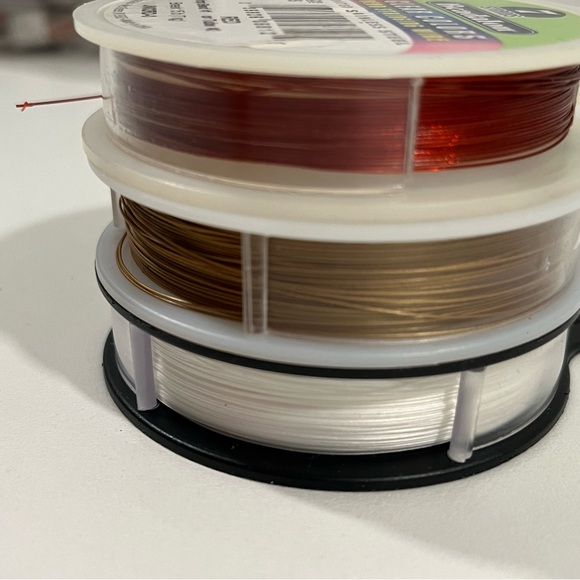 Beadalon, wildfire and bead stringing wire, bundle. - Picture 6 of 6